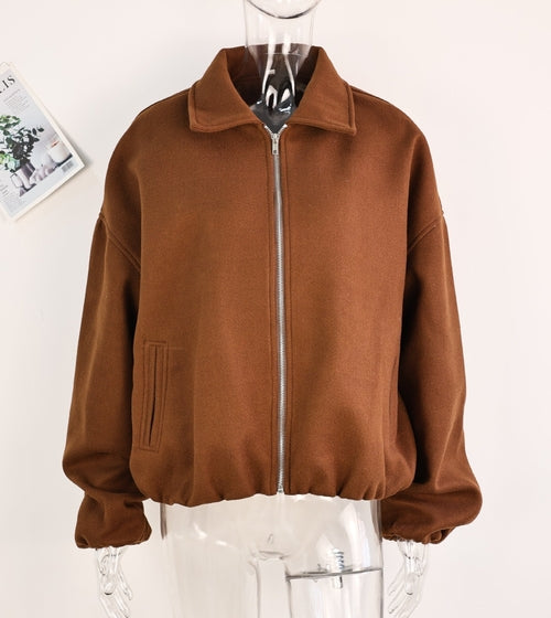 Short Loose Jacket Coat Women