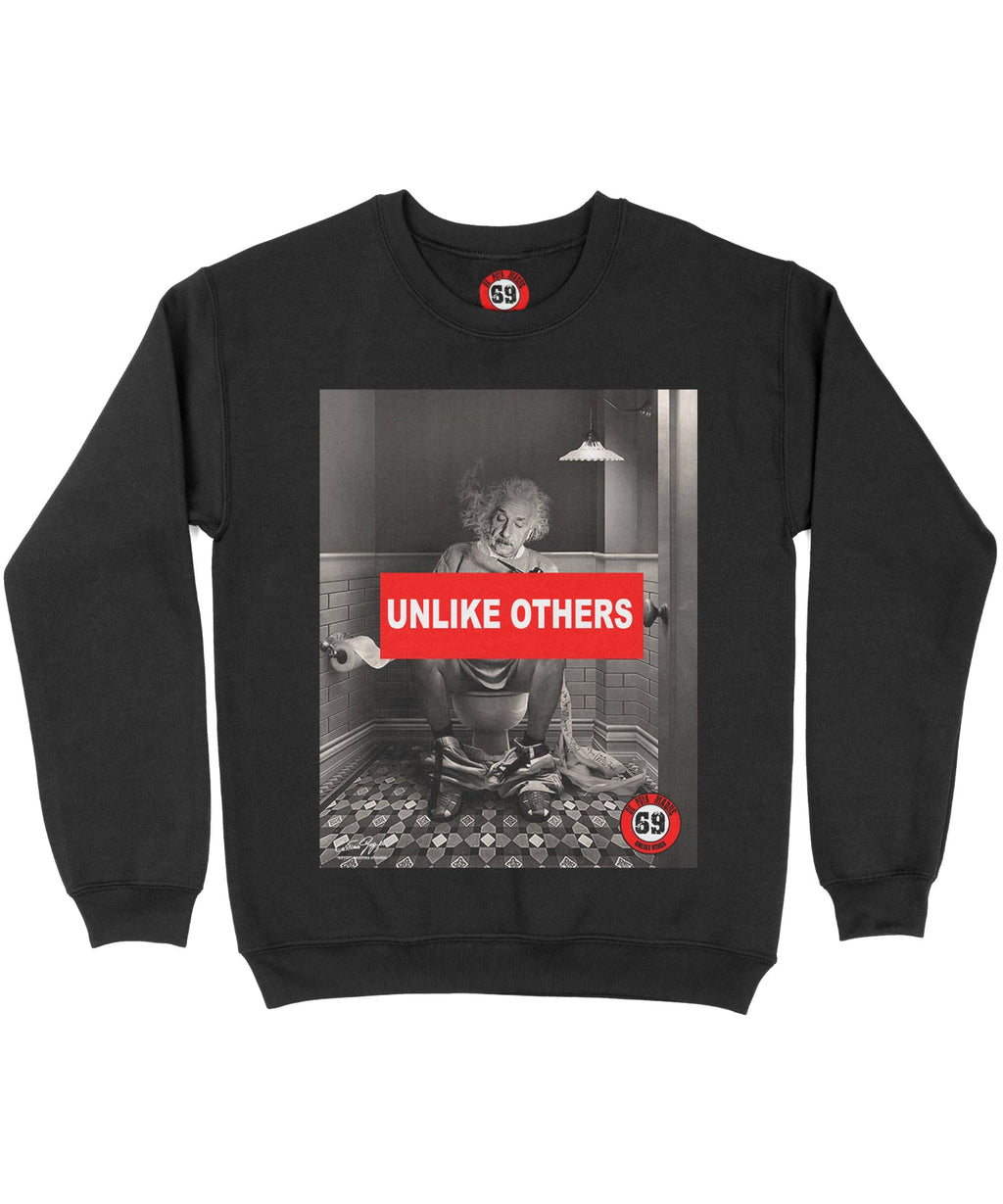 Men's sweatshirt design Einstein black