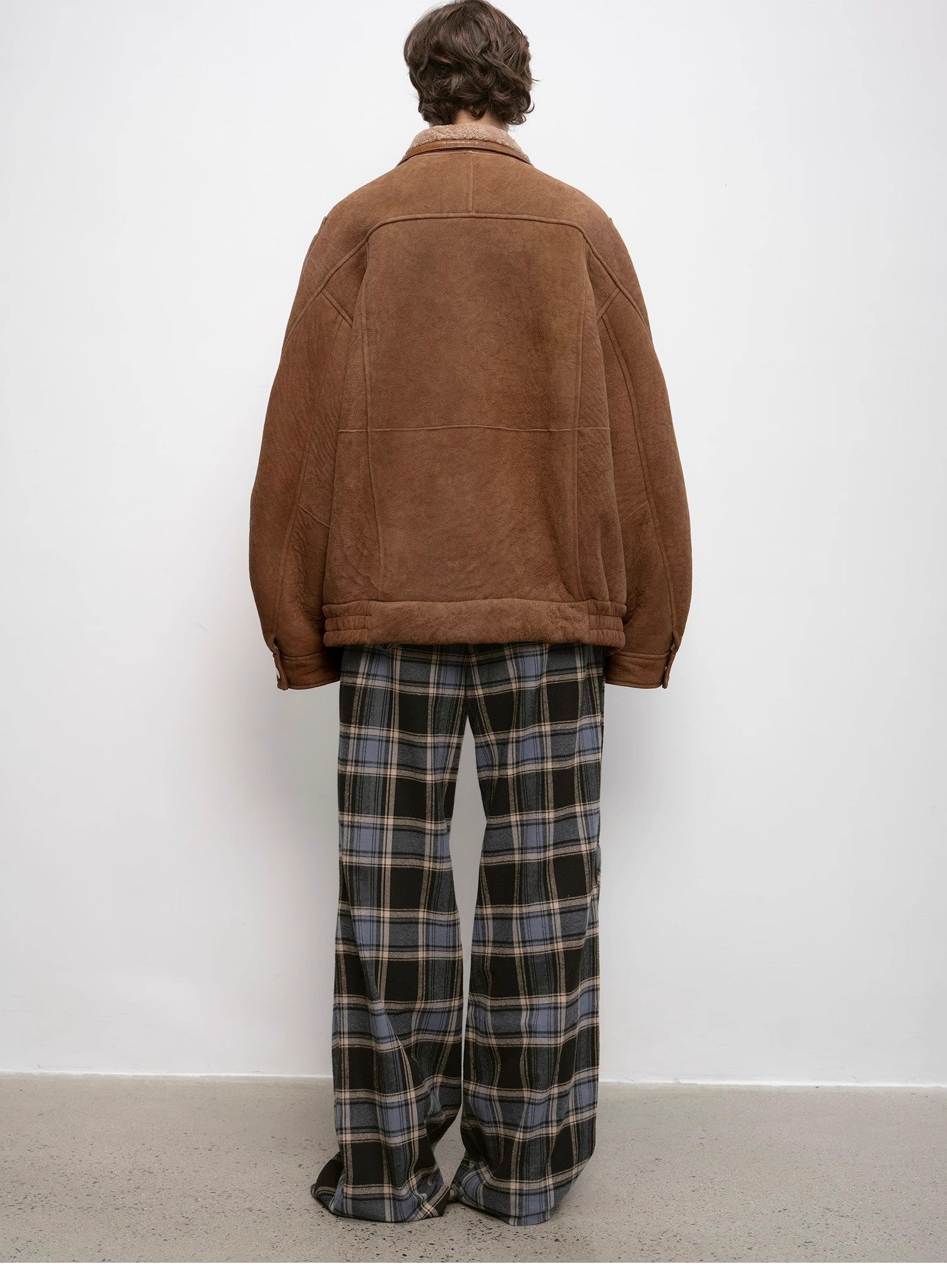 "Jazz Party" Motorcycle Jacket Merino Fur Short Fur Coat