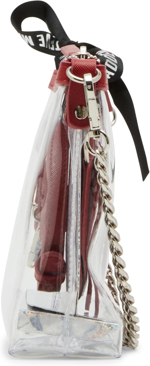 Steve Madden Dominic Clear Pouch with Card Case Gift Set