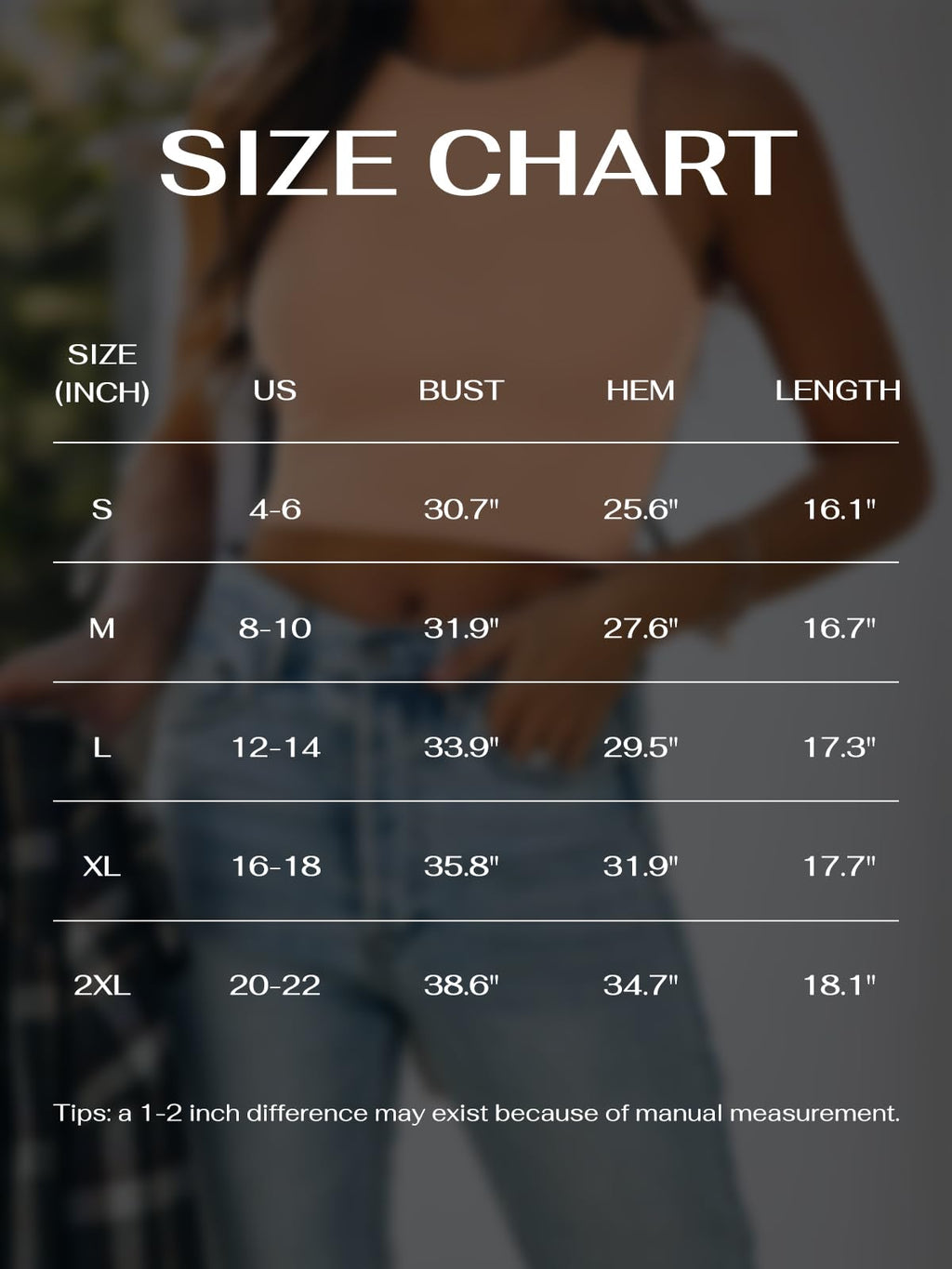 REORIA Women’s Sexy Sleeveless Racer Back Tank Tops Halter Neck Crop Tops