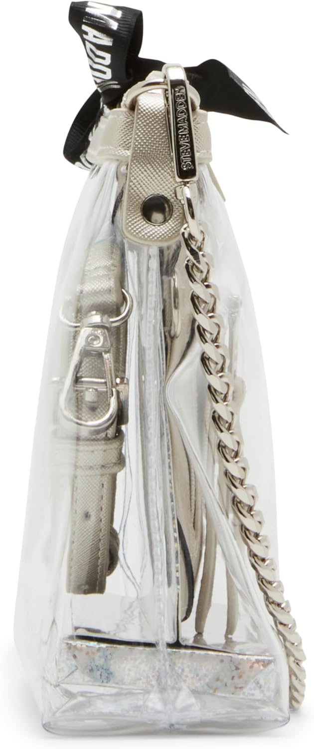 Steve Madden Dominic Clear Pouch with Card Case Gift Set