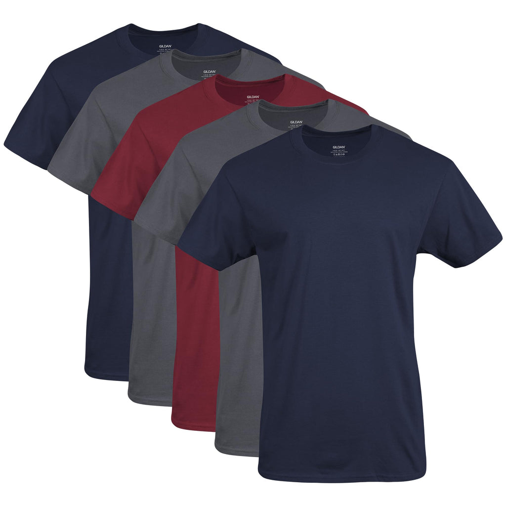 Gildan Mens Crew T-Shirts, Multipack, Style G1100