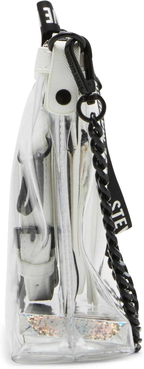 Steve Madden Dominic Clear Pouch with Card Case Gift Set