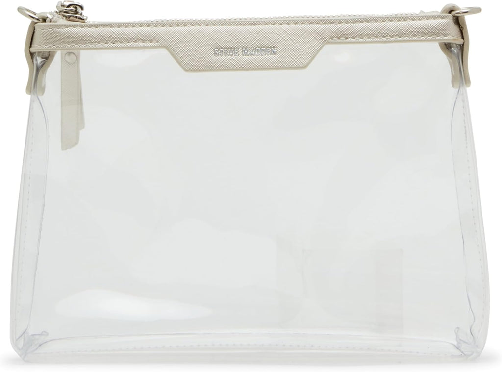 Steve Madden Dominic Clear Pouch with Card Case Gift Set