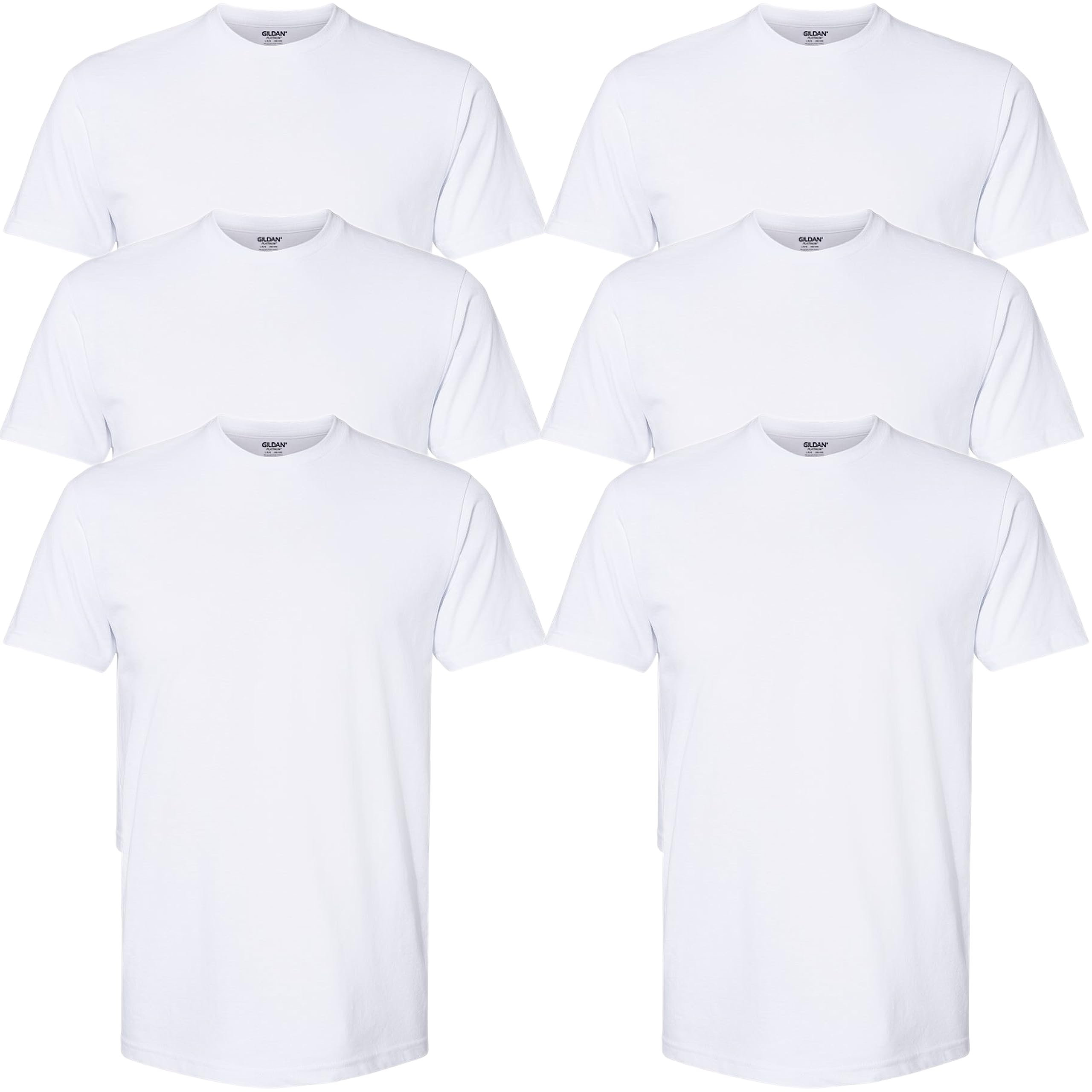 Gildan Mens Crew T-Shirts, Multipack, Style G1100