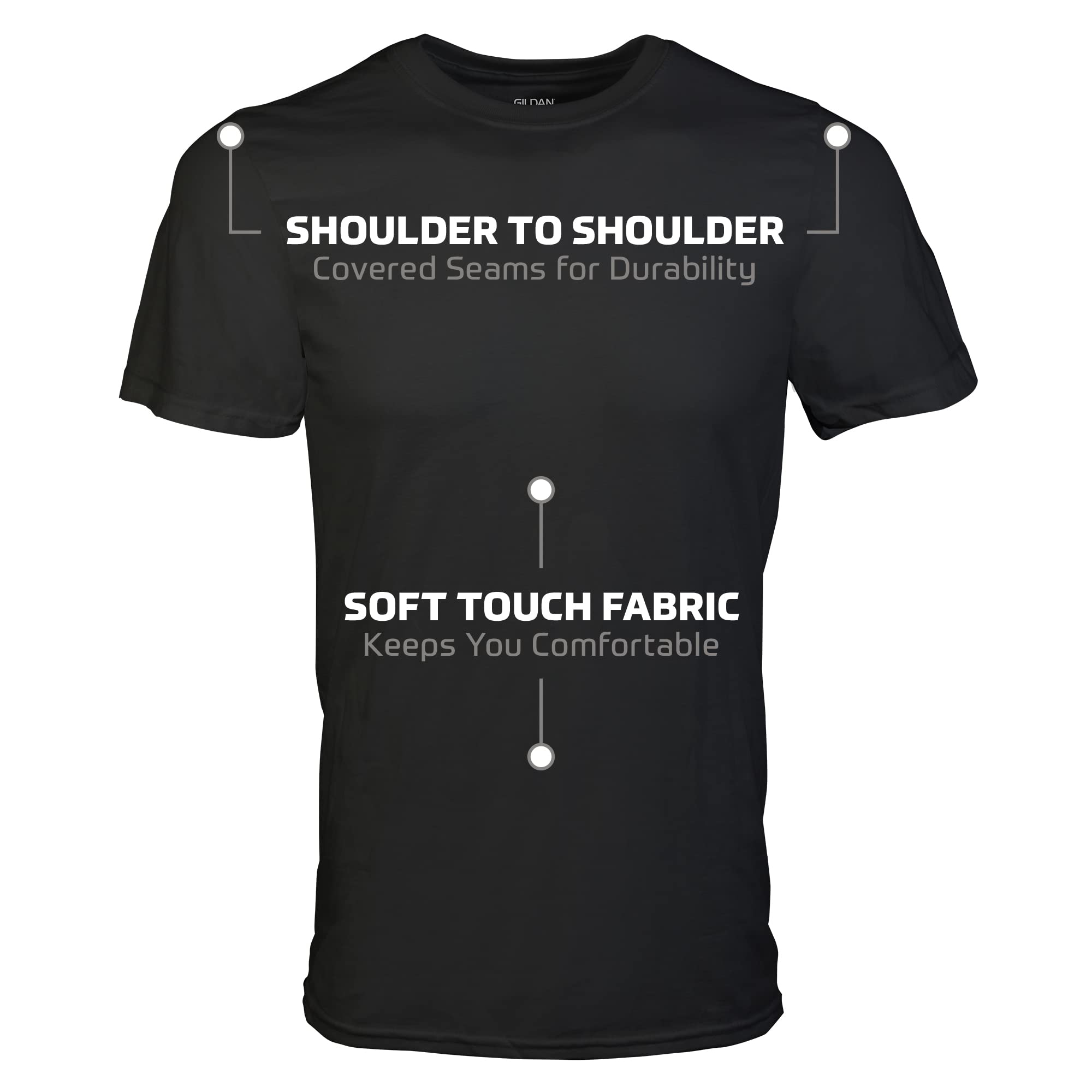 Gildan Mens Crew T-Shirts, Multipack, Style G1100