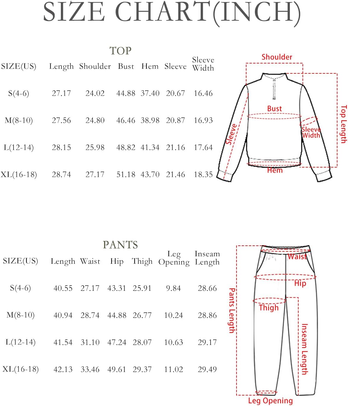 AUTOMET Women's Sweatsuits 2 Piece Outfits Long Sleeve Half Zip Pullover and Baggy Sweatpants with Pockets