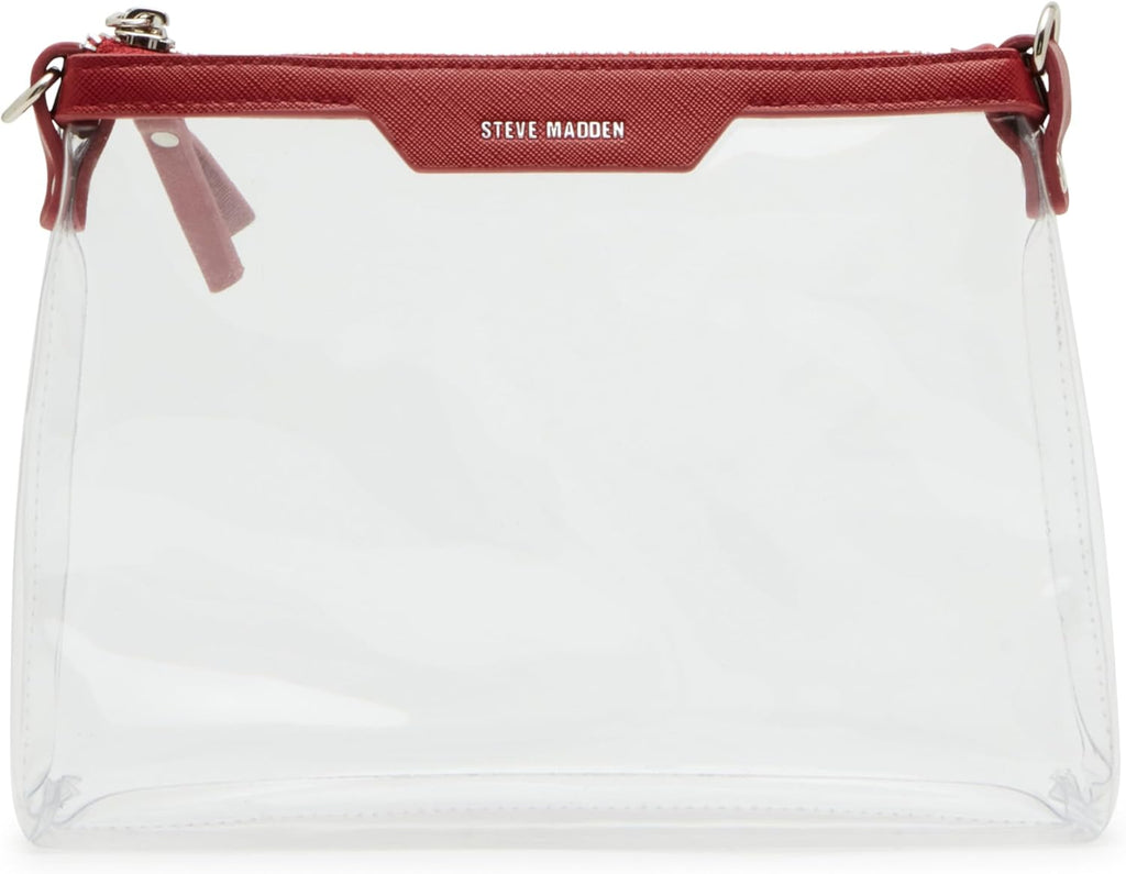 Steve Madden Dominic Clear Pouch with Card Case Gift Set