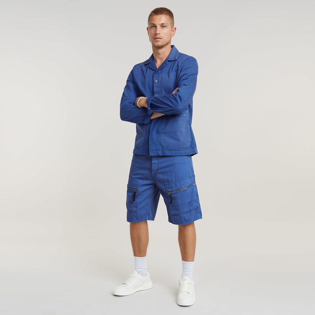 G-STAR RAW Men's Denim Cargo Loose Shorts