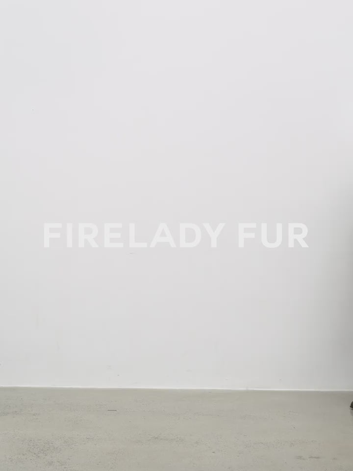 "London Street"Motorcycle Style Lapel Imported Merino Fur One-Piece Fur Jacket