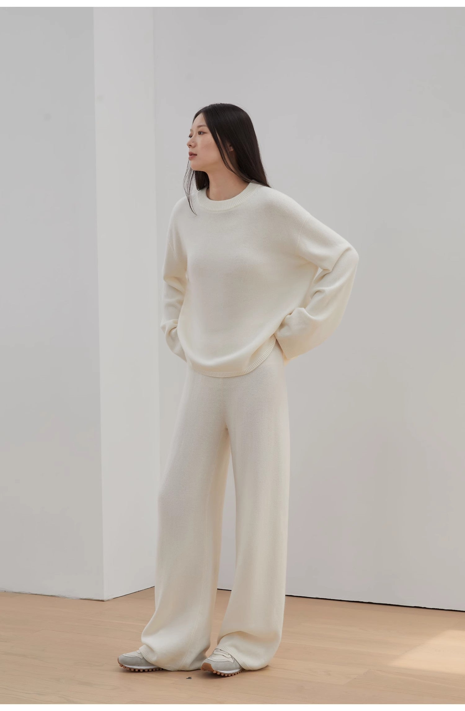 Fireladyfur Women's Merino Wool Knit Outfit