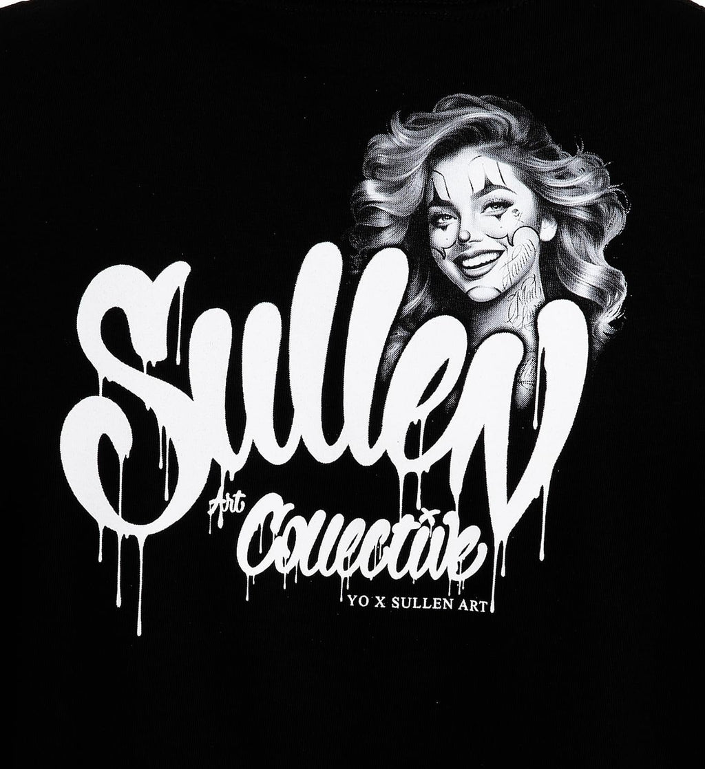 Sullen Men's Yo Tattoo Black and Gray Capsule Tattoo Lifestyle Graphic Standard Short Sleeve Tee