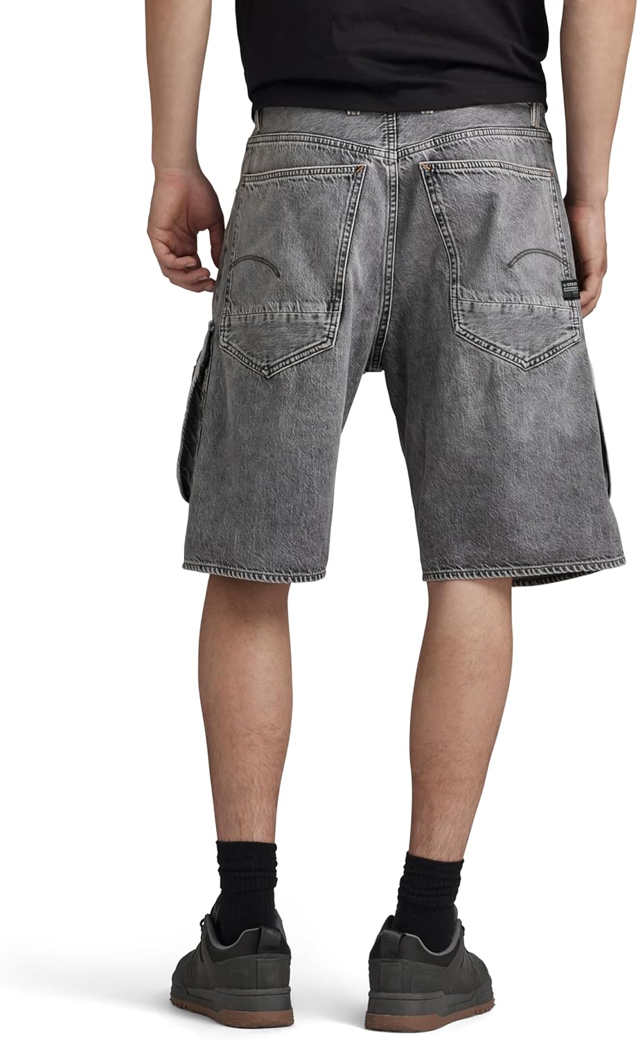 G-STAR RAW Men's Denim Cargo Loose Shorts