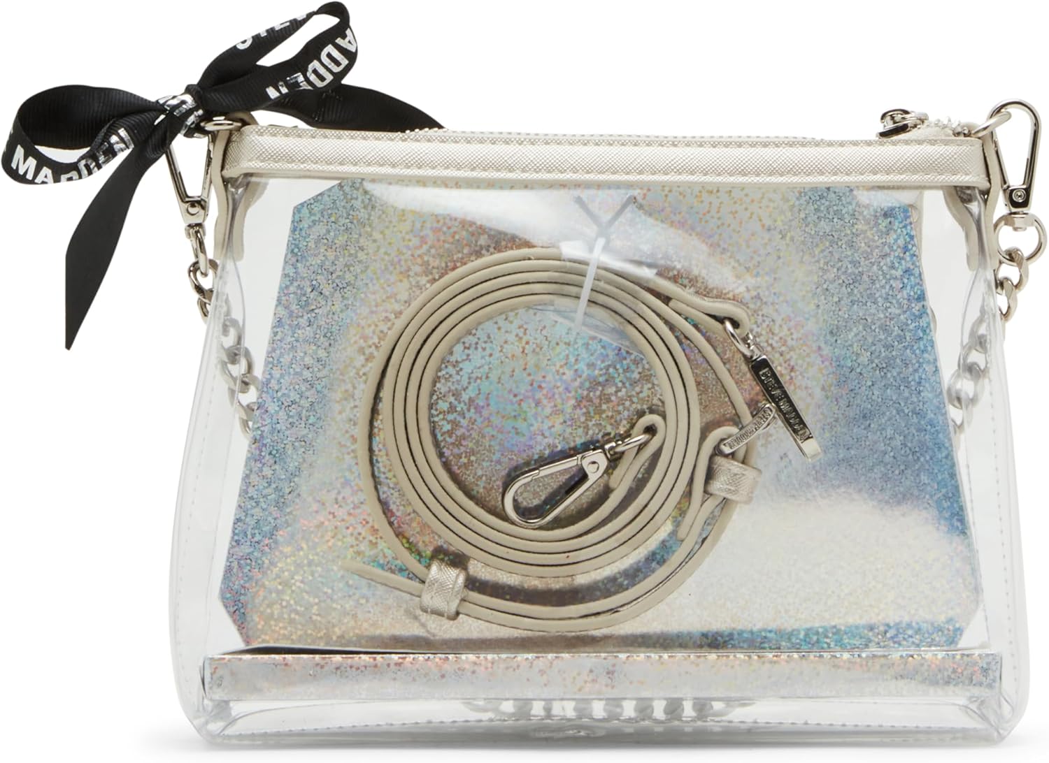 Steve Madden Dominic Clear Pouch with Card Case Gift Set
