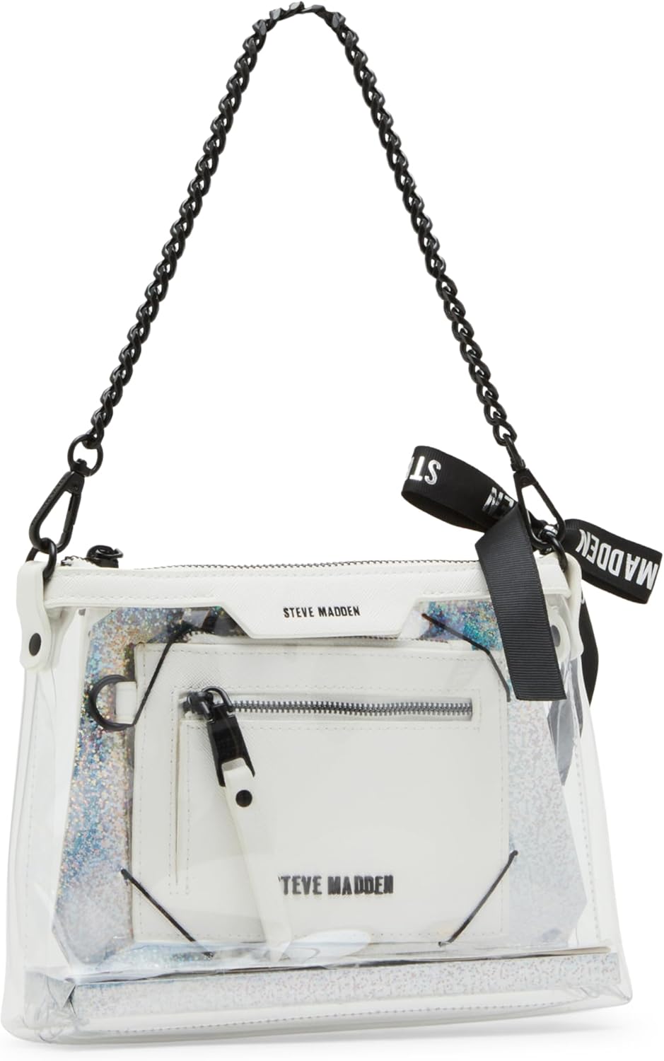 Steve Madden Dominic Clear Pouch with Card Case Gift Set