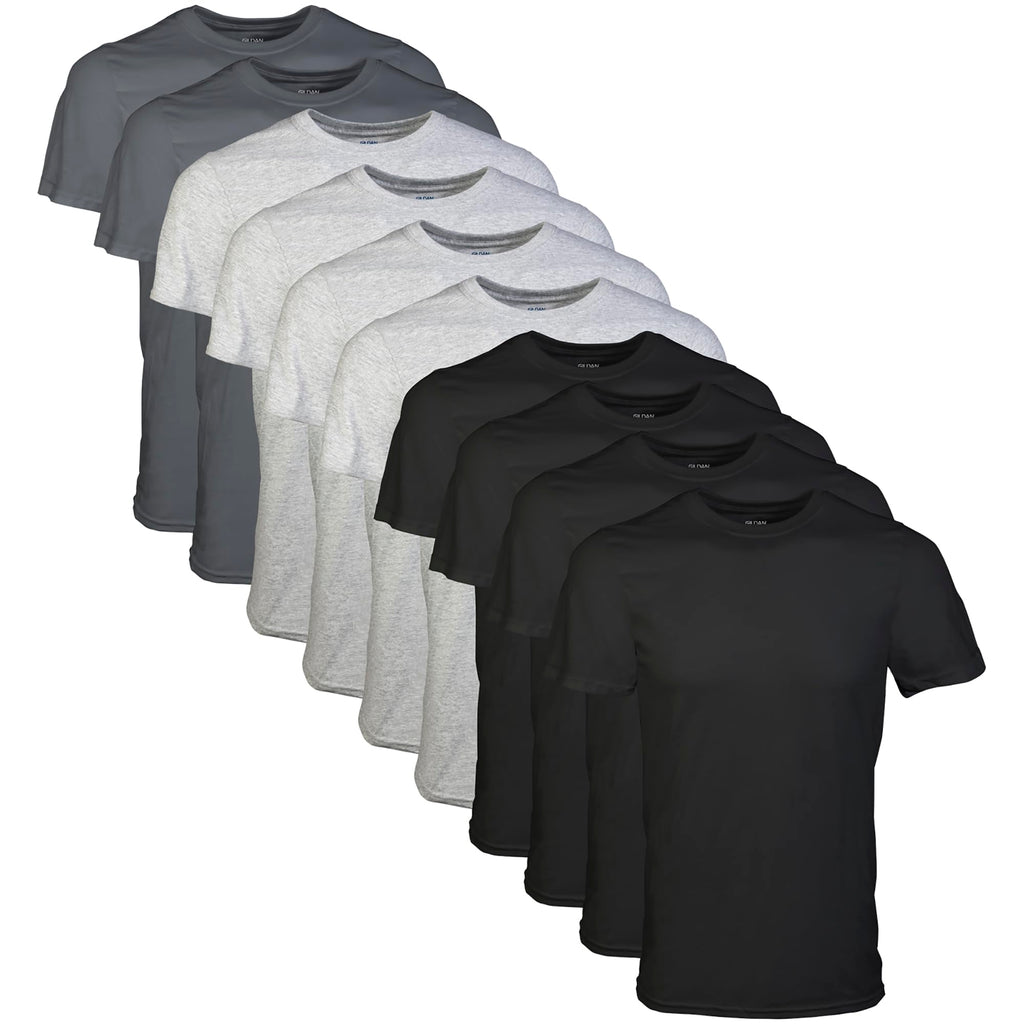 Gildan Mens Crew T-Shirts, Multipack, Style G1100