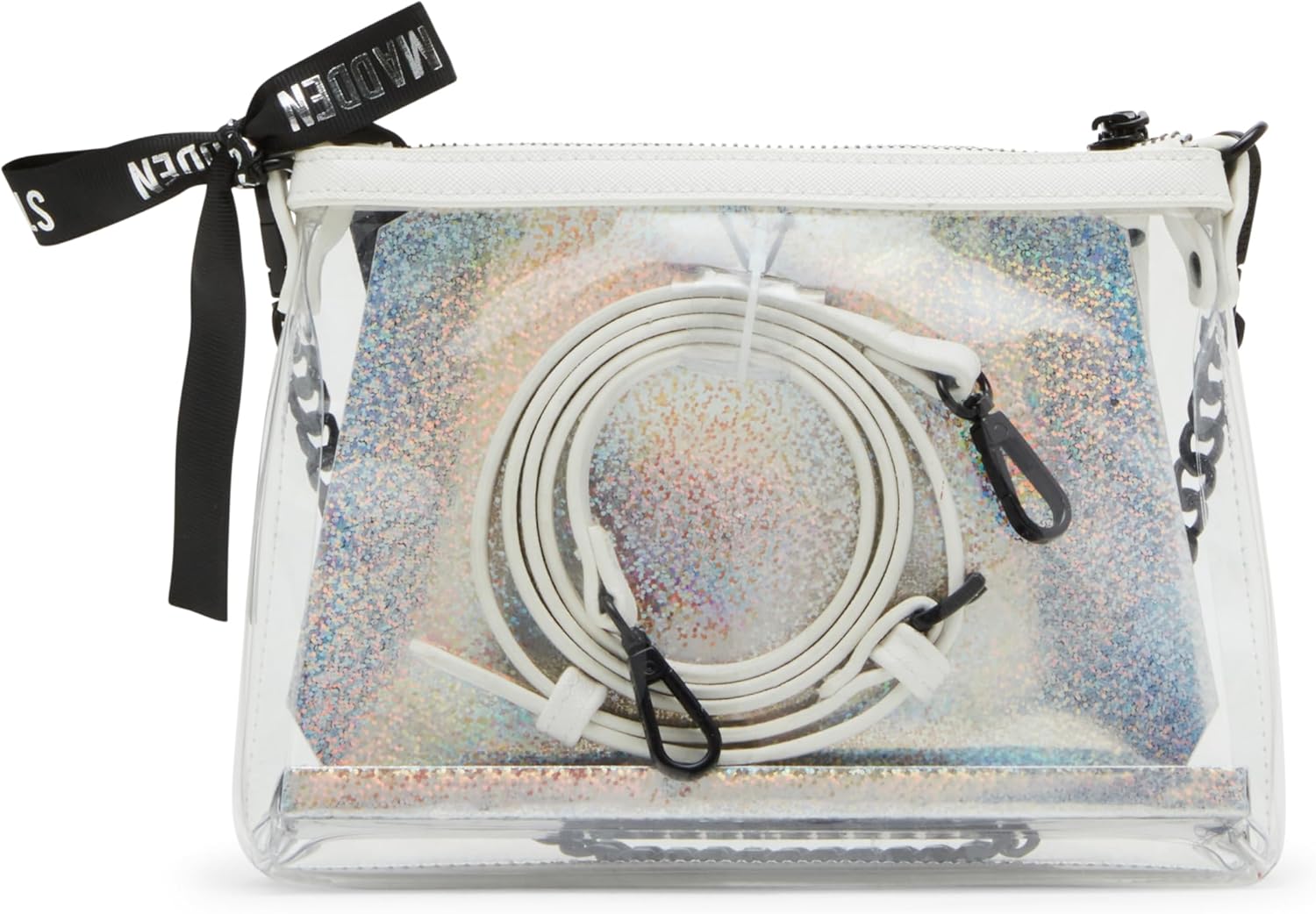 Steve Madden Dominic Clear Pouch with Card Case Gift Set