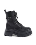 19V69 Italia Womens Ankle Boot Black N21-5 NERO