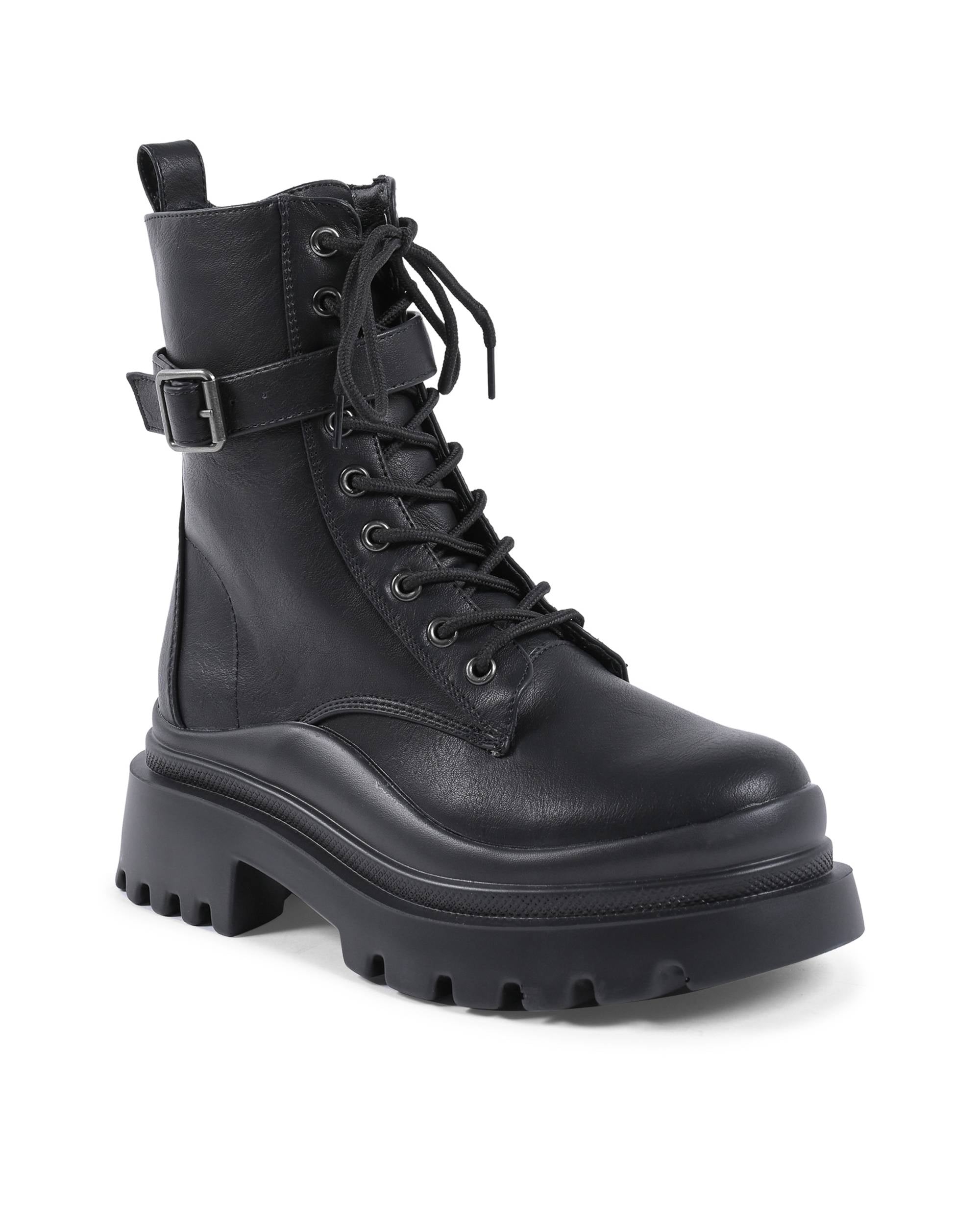 19V69 Italia Womens Ankle Boot Black N21-5 NERO