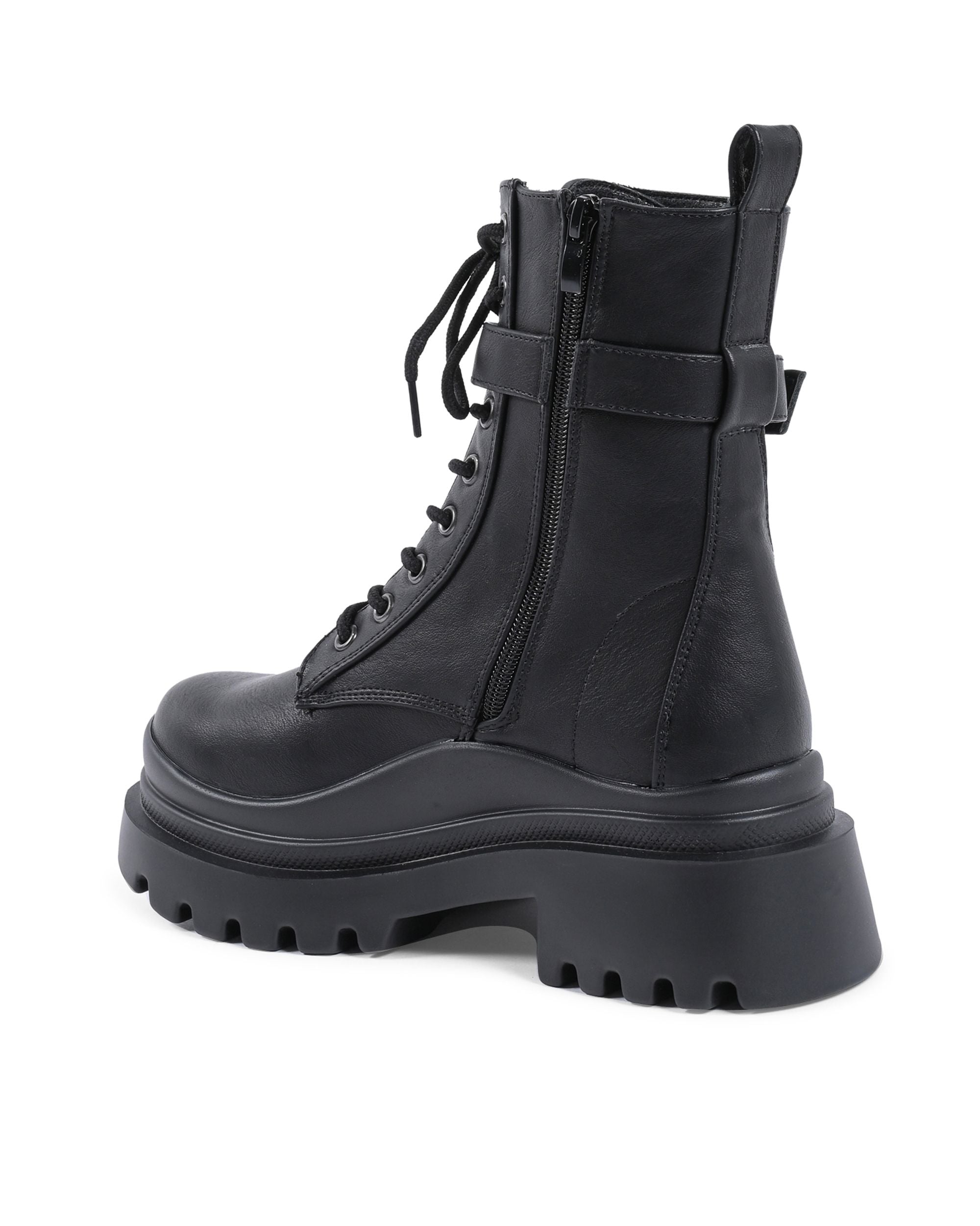 19V69 Italia Womens Ankle Boot Black N21-5 NERO