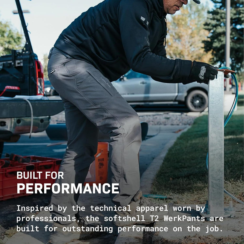 TRUEWERK Men's Work Pants - T2 WerkPant Technical Workwear