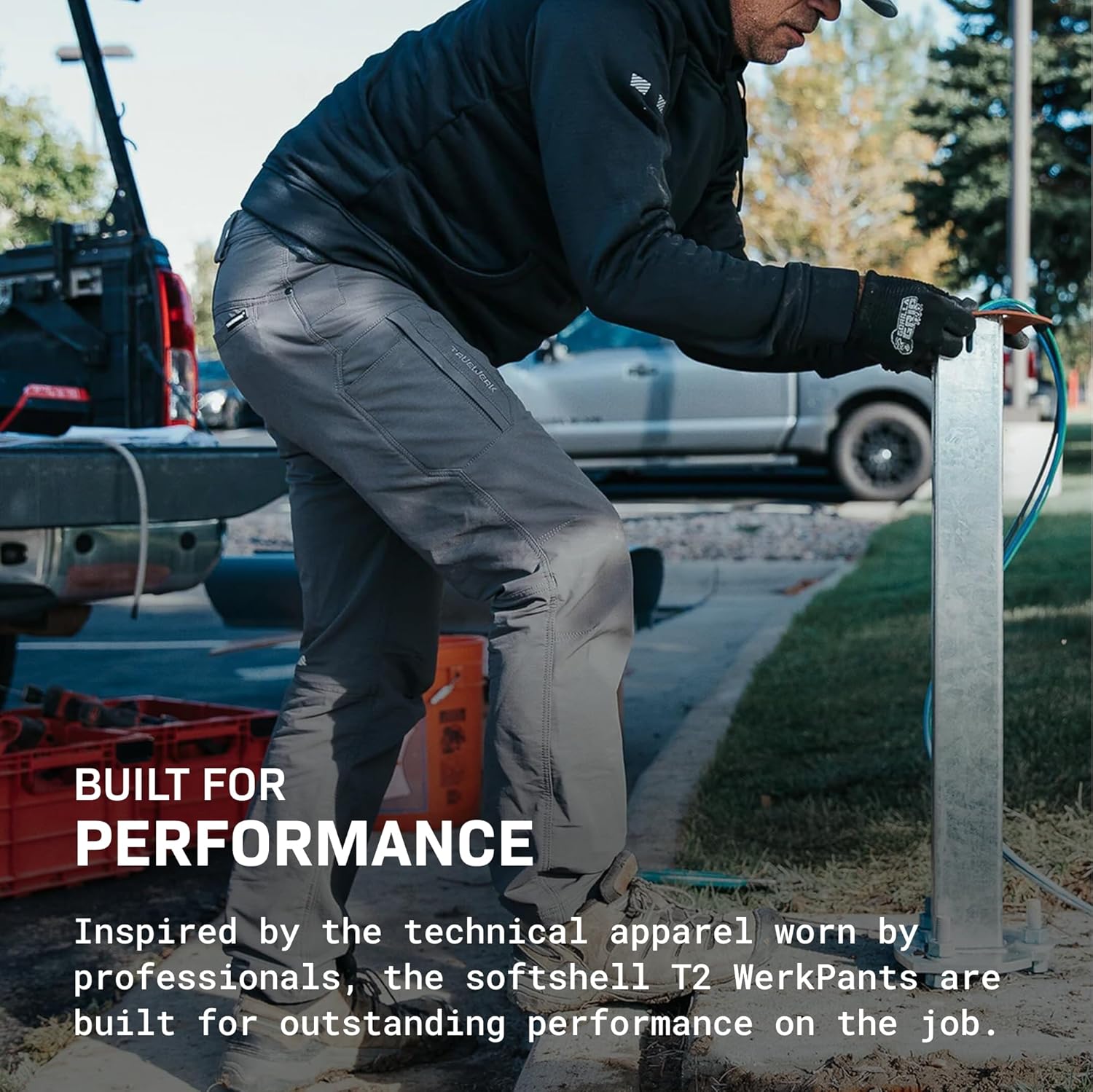 TRUEWERK Men's Work Pants - T2 WerkPant Technical Workwear