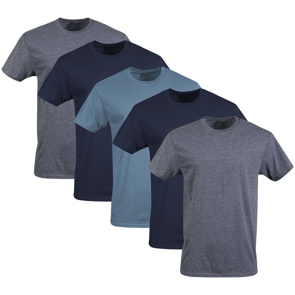 Gildan Mens Crew T-Shirts, Multipack, Style G1100