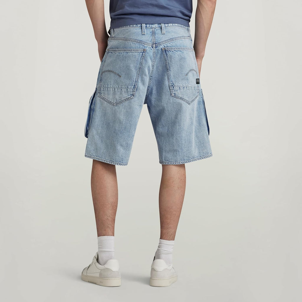 G-STAR RAW Men's Denim Cargo Loose Shorts