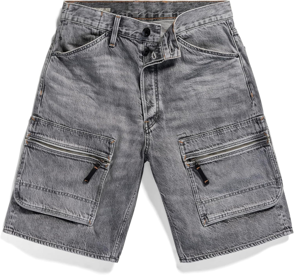 G-STAR RAW Men's Denim Cargo Loose Shorts