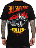 Sullen Men's Soul Searching Artist Series Tattoo Lifestyle Graphic Premium Short Sleeve Tee Black