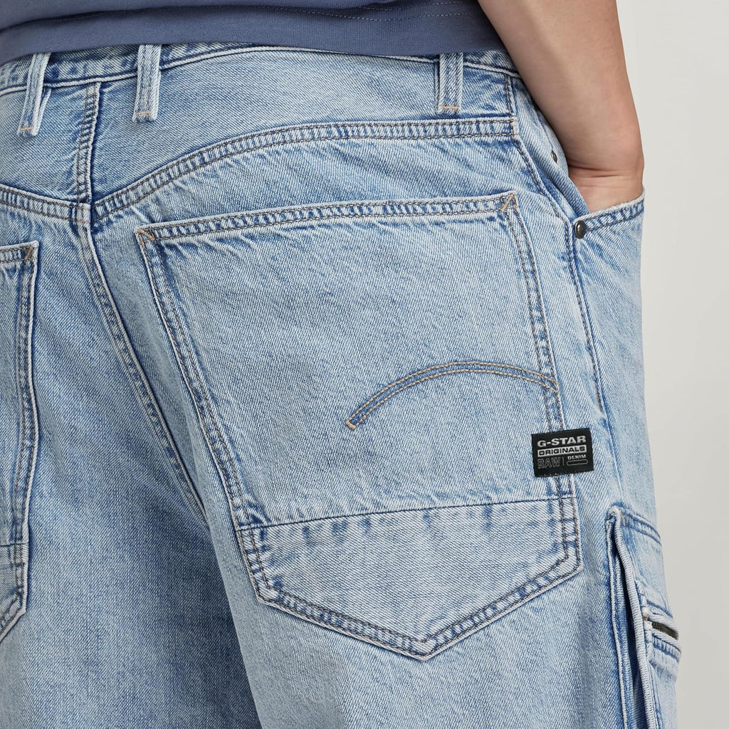 G-STAR RAW Men's Denim Cargo Loose Shorts
