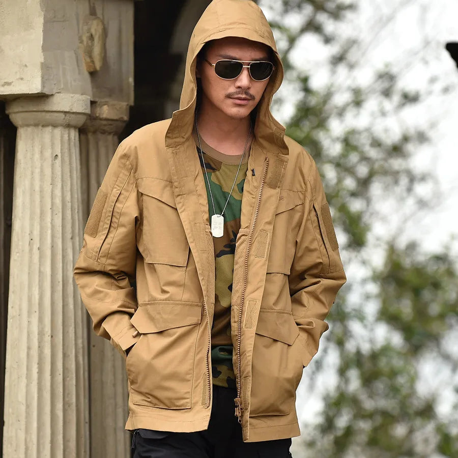 Mege Men Tactical Clothing US Army M65 Military Field Jacket