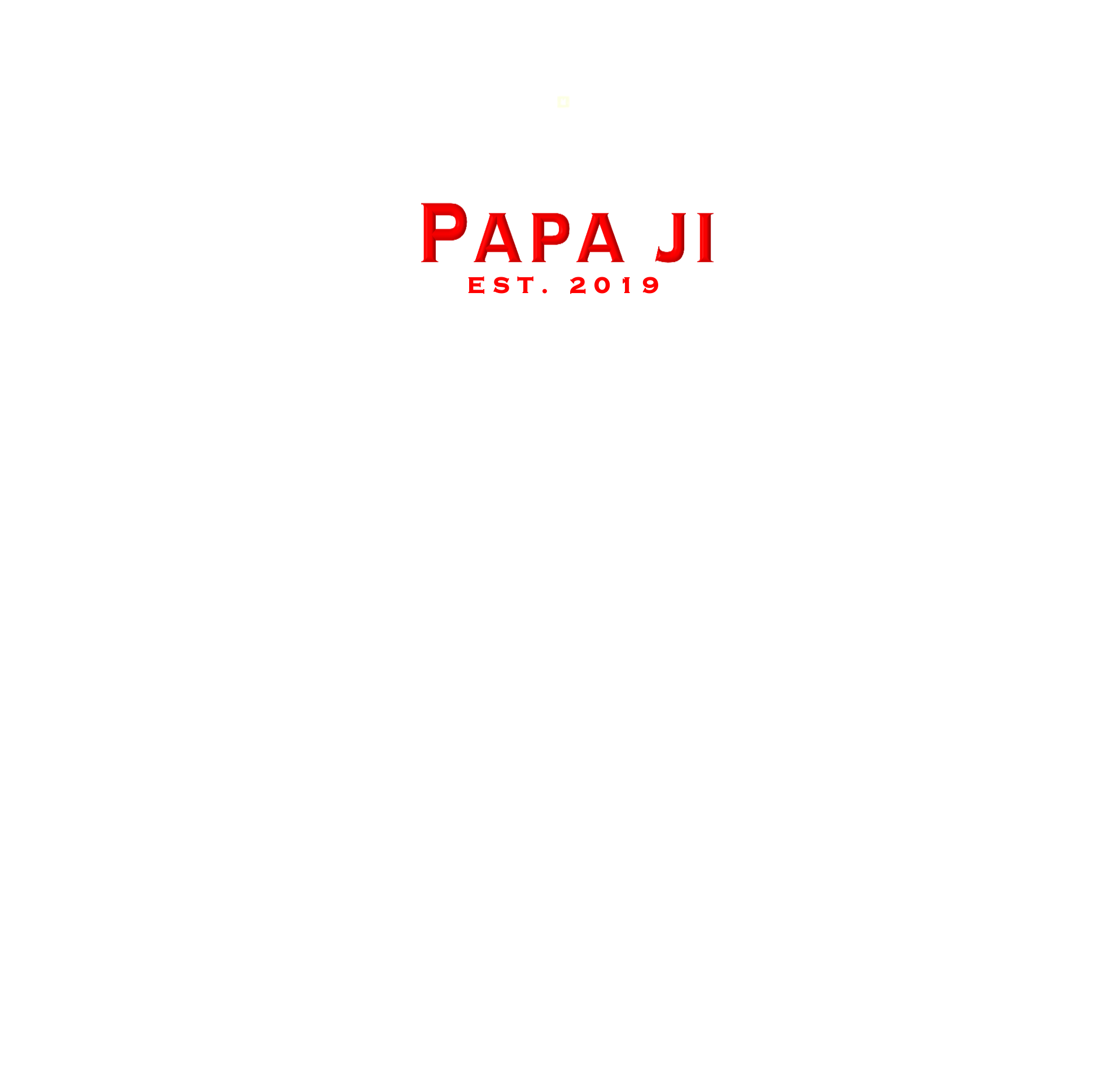 Retro Red Text PAPA JI T-Shirt