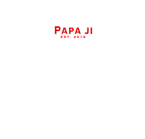 Retro Red Text PAPA JI T-Shirt