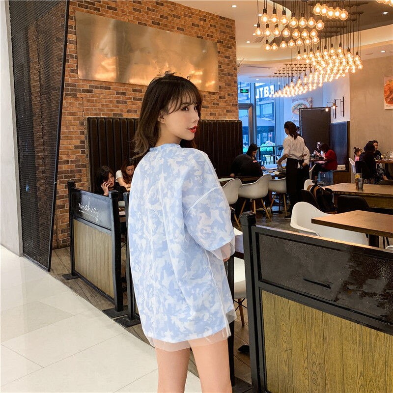 Short Sleeve Print T Shirt Women