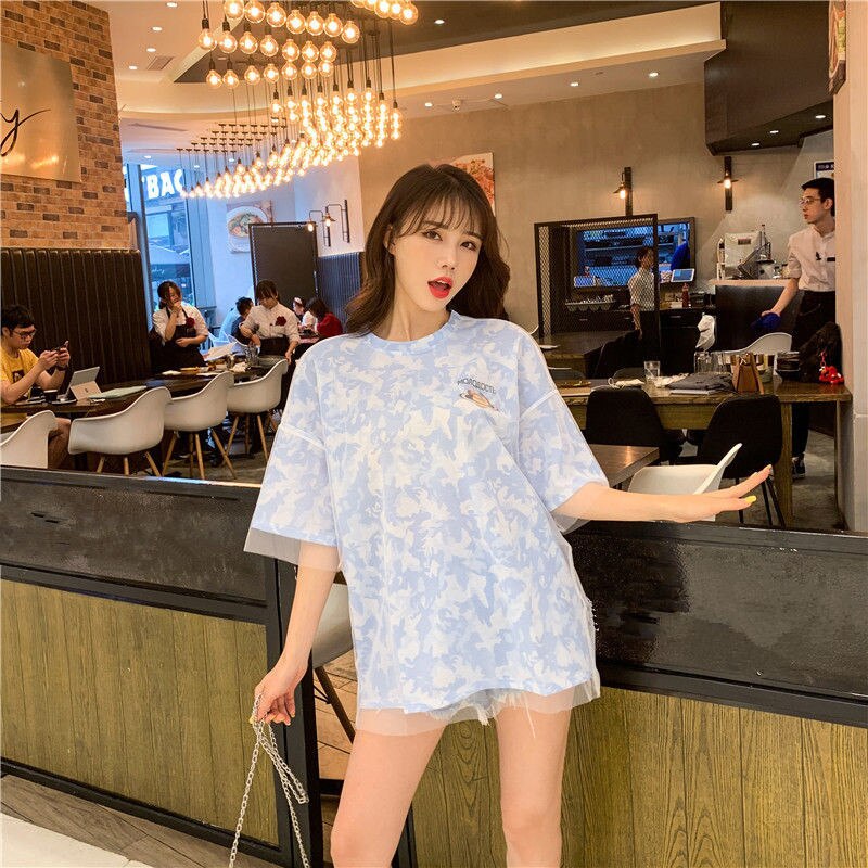 Short Sleeve Print T Shirt Women