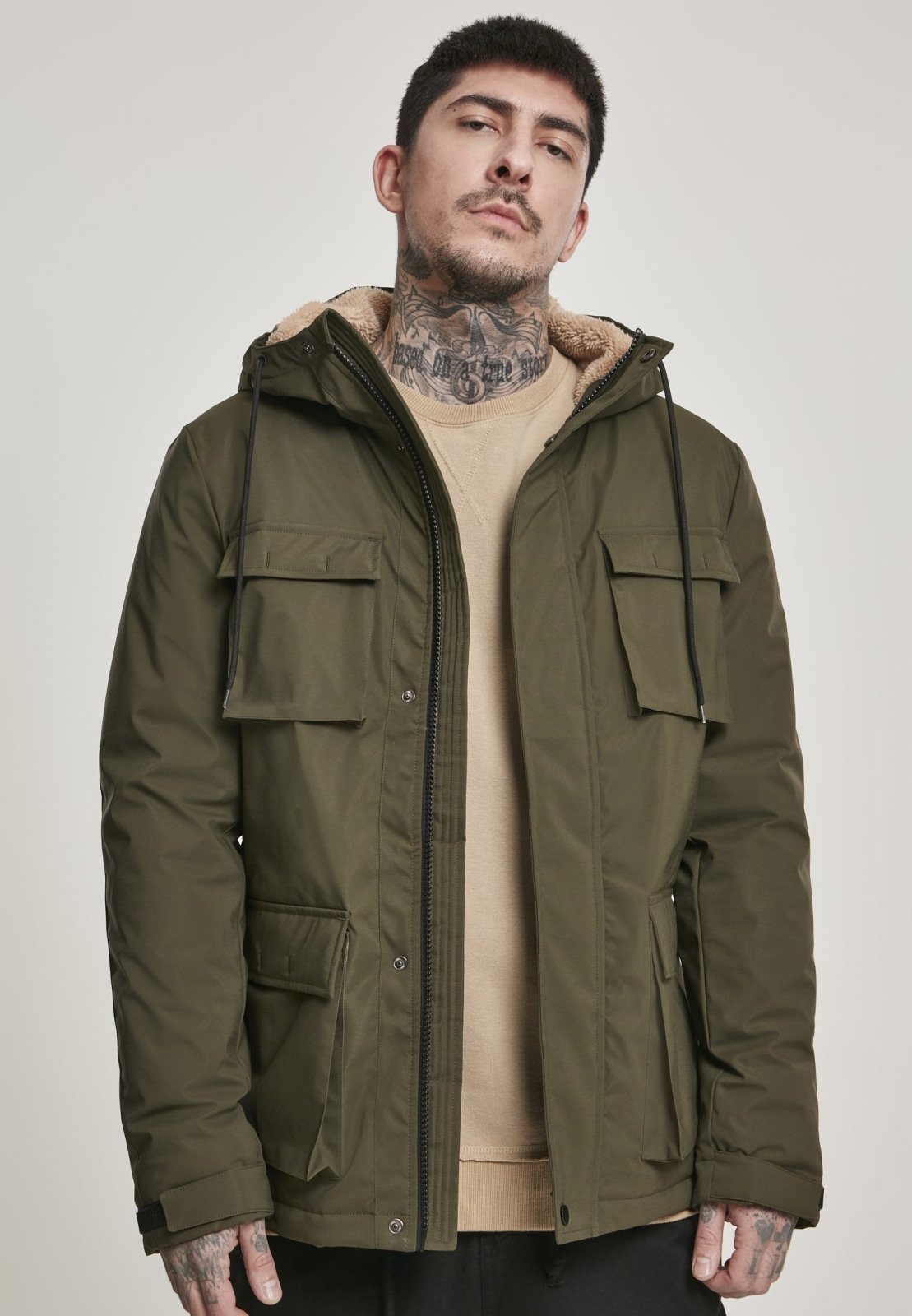 Authentic Hooded Field Jacket - Dark Olive