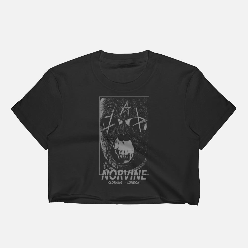 Mask for Girls Cropped Tee