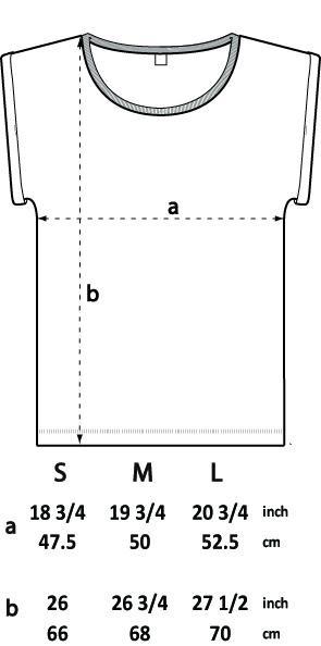 WOLF Women's Rolled Sleeve Tunic T-Shirt